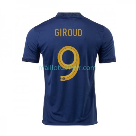 Maillot de Foot France Olivier Giroud 9 Domicile Coupe du monde 2022 Maillot de Foot France Olivier Giroud 9 Domicile Coupe du monde 2022
